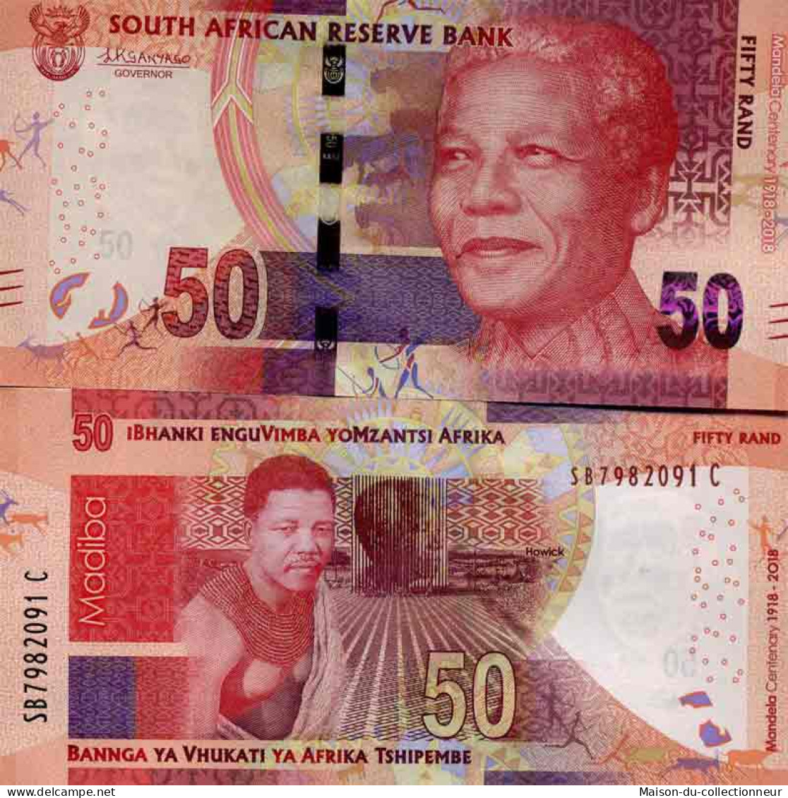 Billet De Banque Collection Afrique Du Sud - PK N° 999 - 50 Rand - Sudafrica