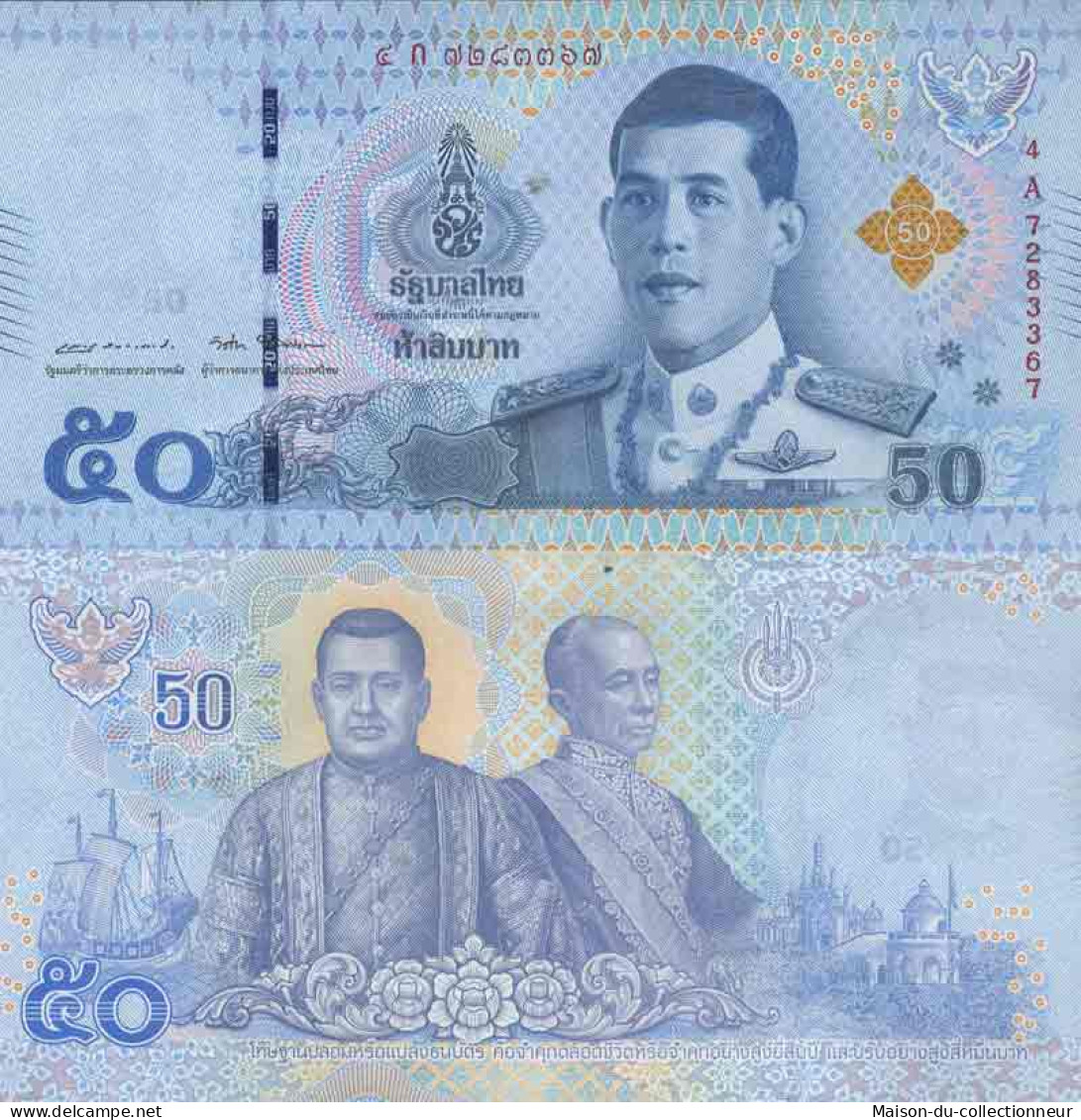 Billet De Banque Collection Thaïlande - PK N° 136 - 50 Baht - Tailandia