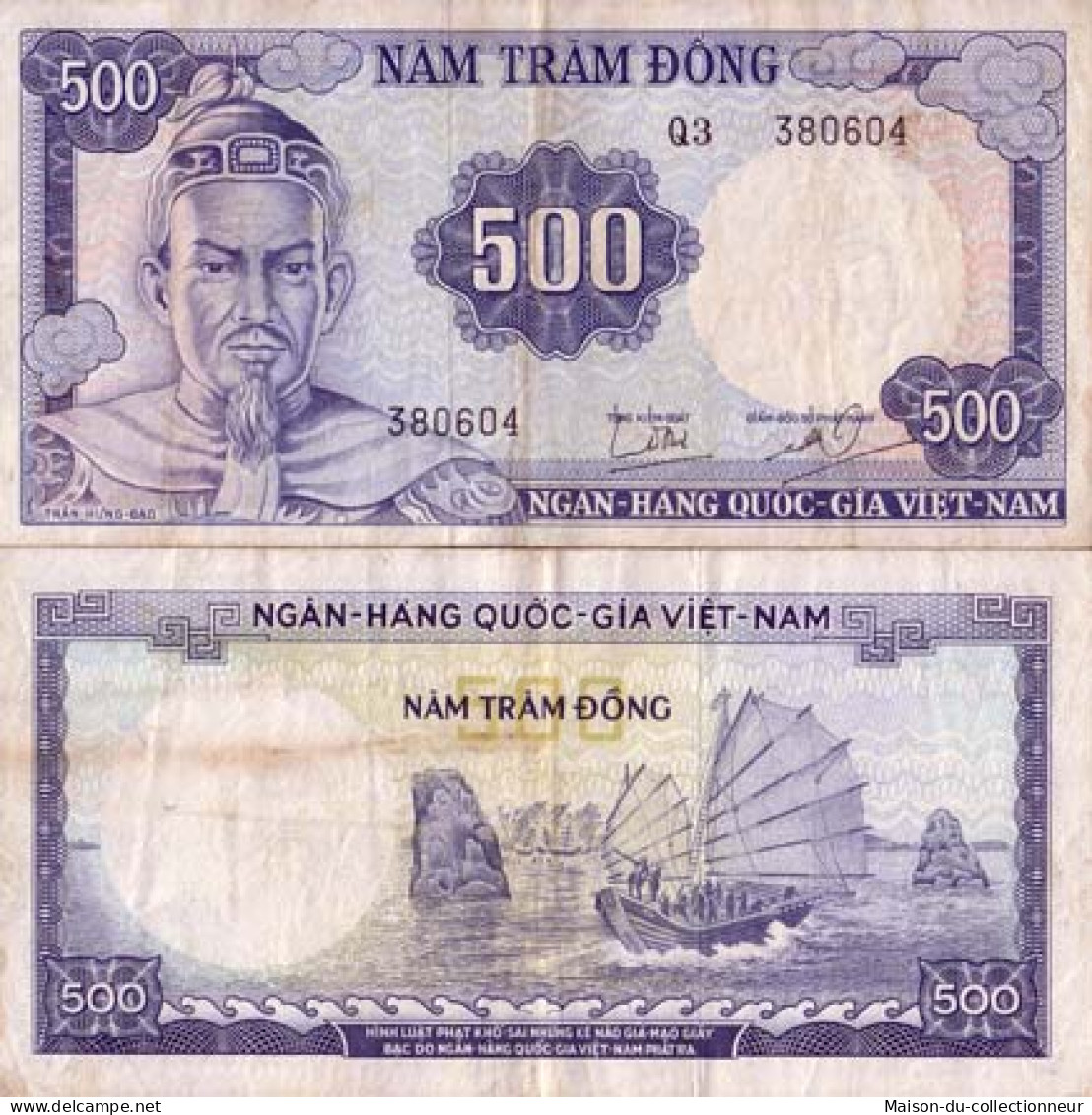 Billet De Banque Collection Vietnam Sud - PK N° 23 - 500 Dong - Viêt-Nam