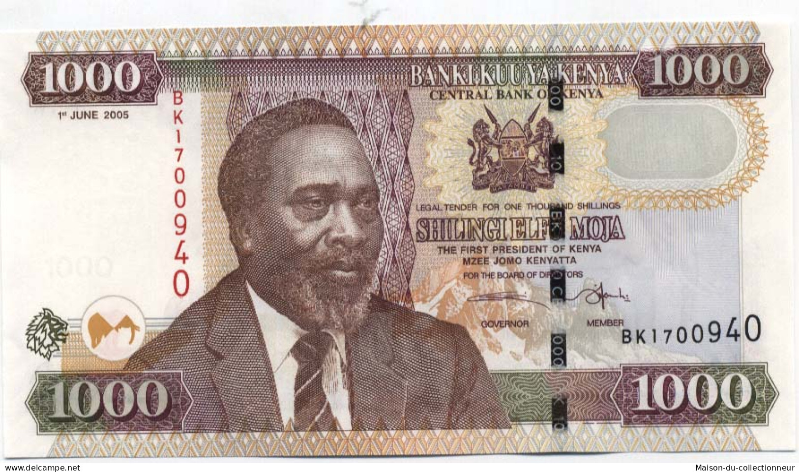 Billet De Banque Collection Kenya - PK N° 45 - 10000 Shilling - Kenia