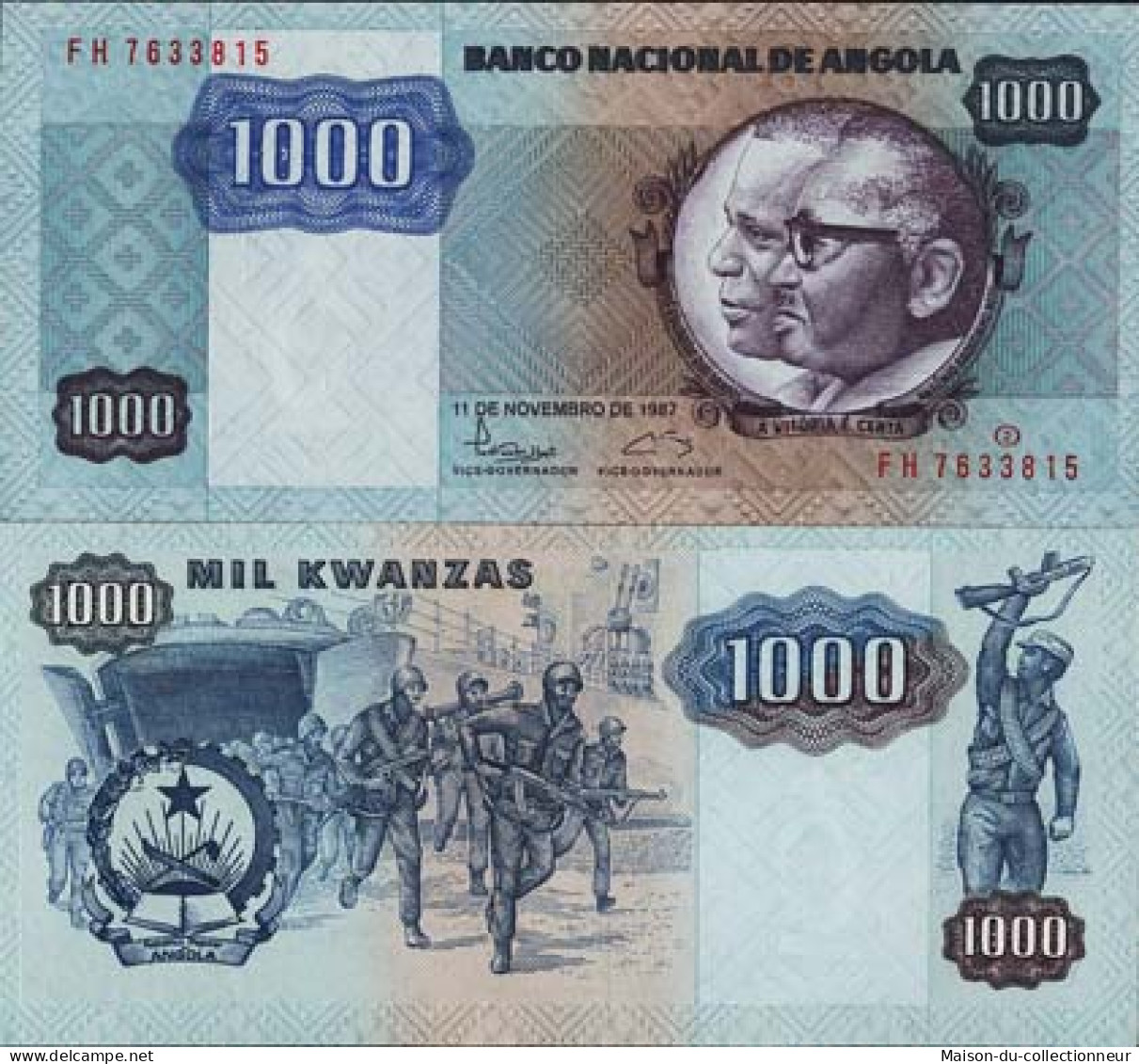 Billet De Banque Collection Angola - PK N° 121 - 1000 Kwanzas - Angola
