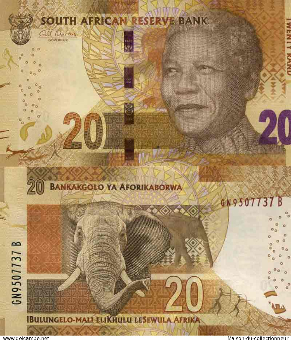 Billet De Banque Collection Afrique Du Sud - PK N° 139 - 20 Rand - Suráfrica