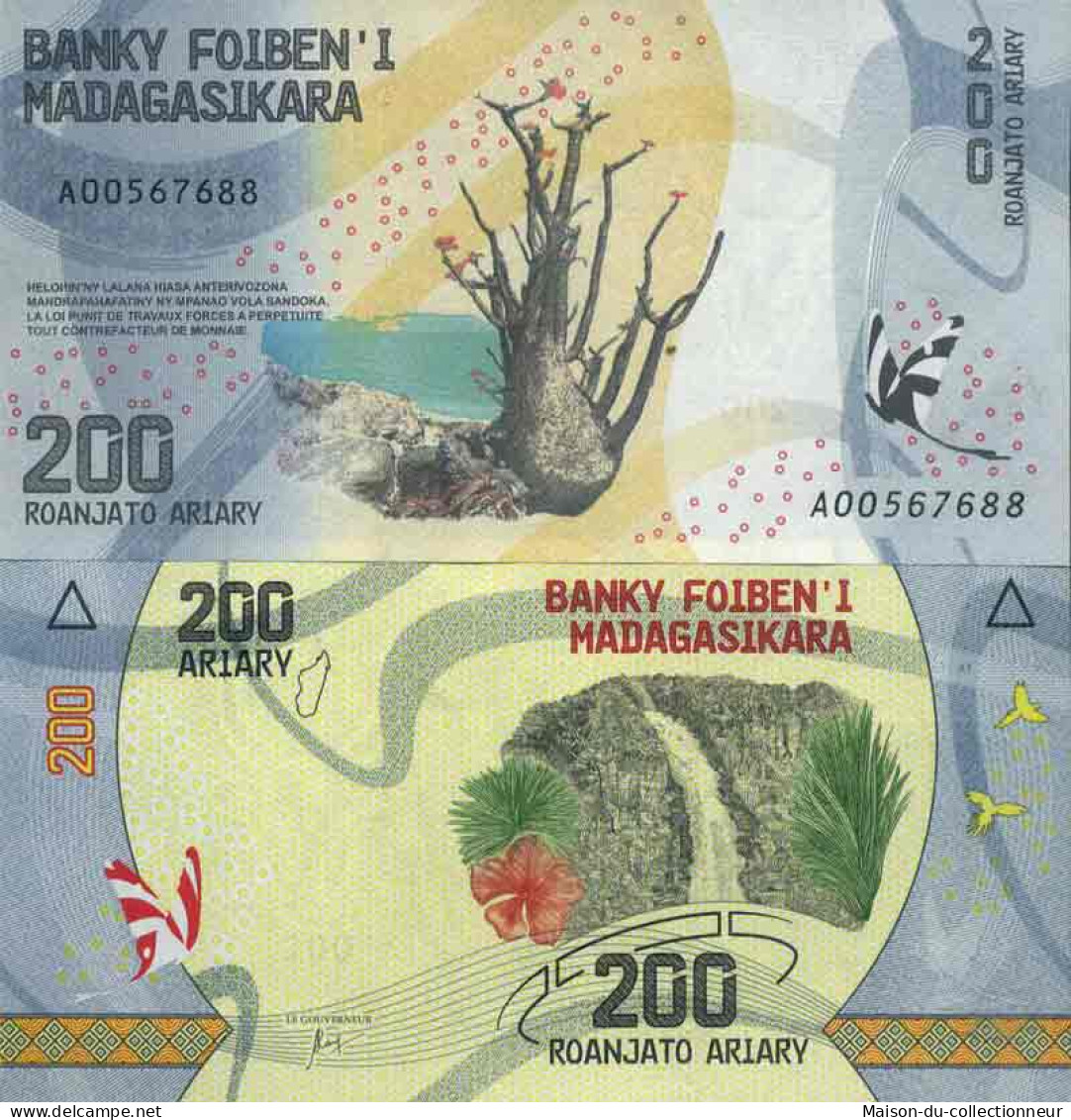 Billet De Banque Collection Madagascar - PK N° 98 - 200 Francs - Madagascar