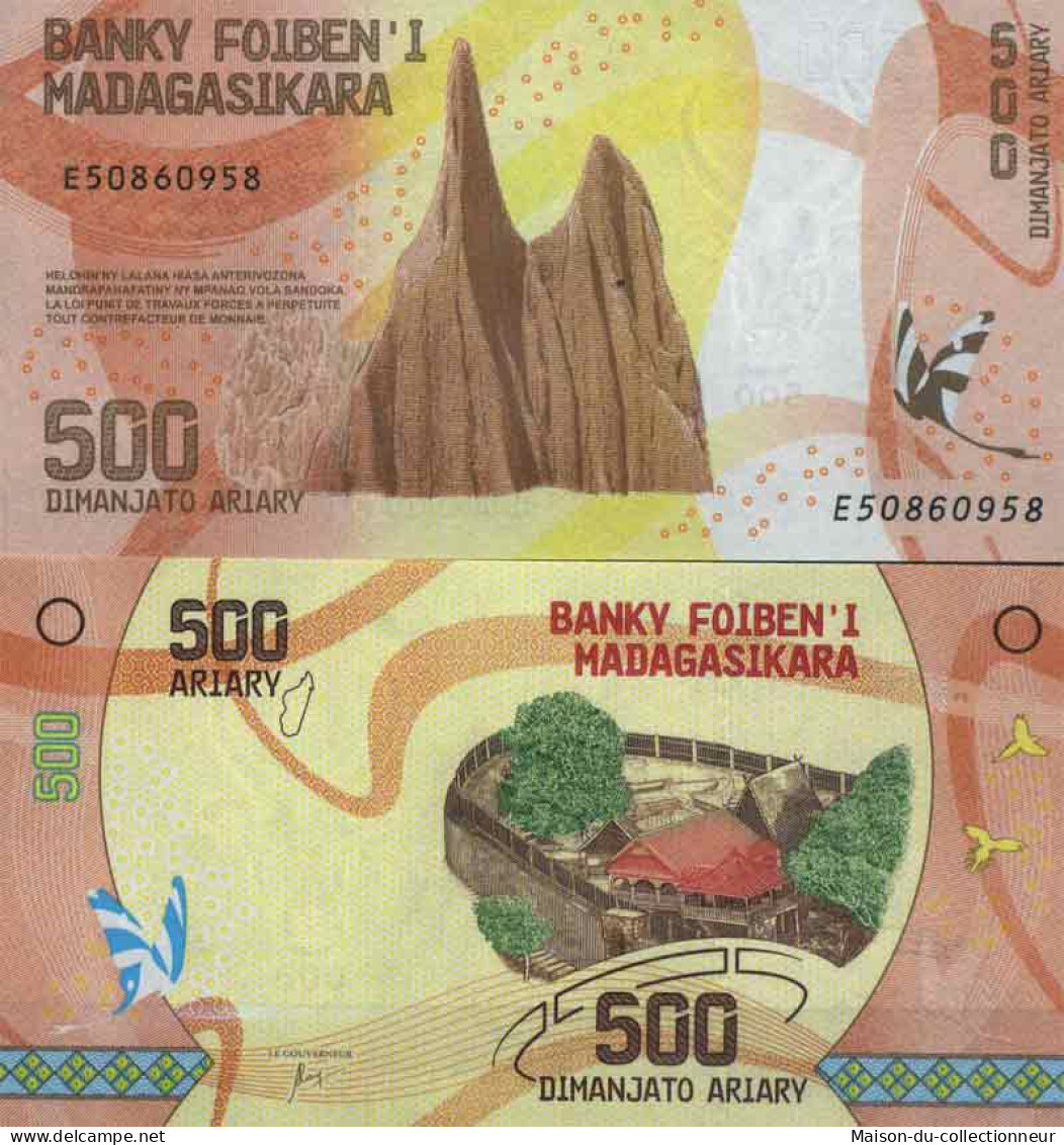 Billet De Banque Collection Madagascar - PK N° 99 - 500 Francs - Madagaskar