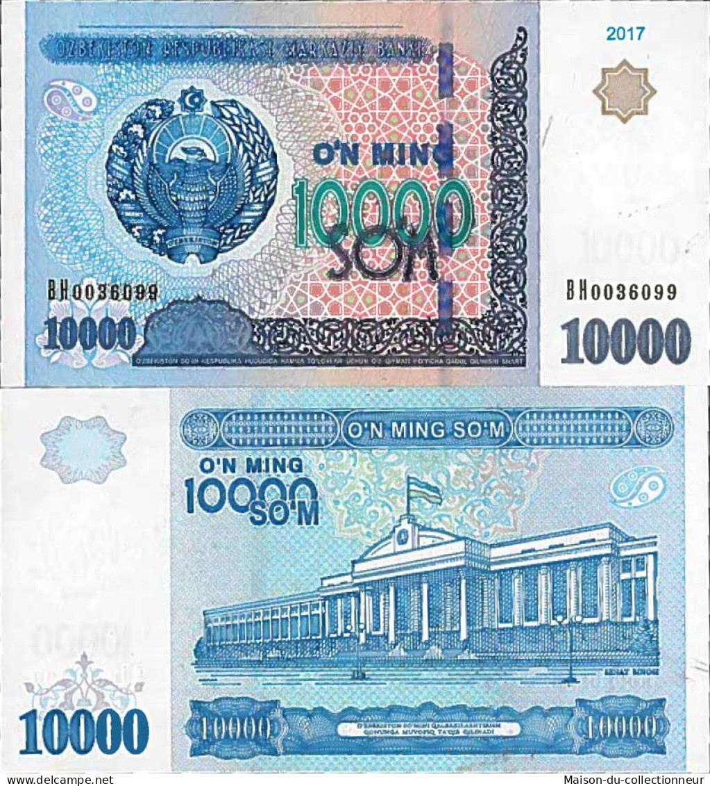 Billet De Banque Collection Ouzbekistan - PK N° 84 - 10 000 Sum - Ouzbékistan