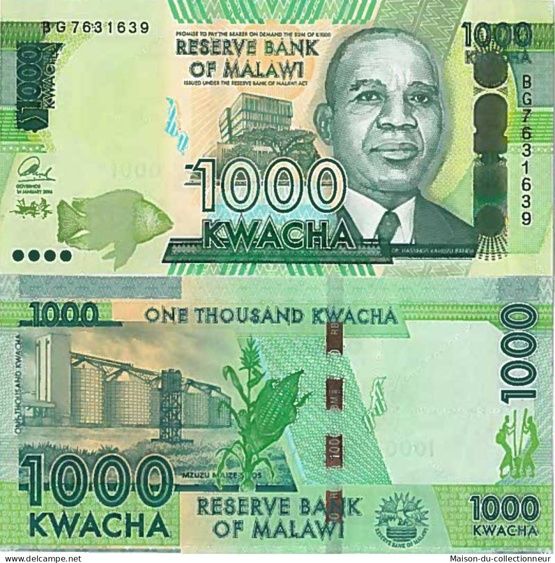 Billet De Banque Collection Malawi - PK N° 67 - 1000 Kwacha - Malawi