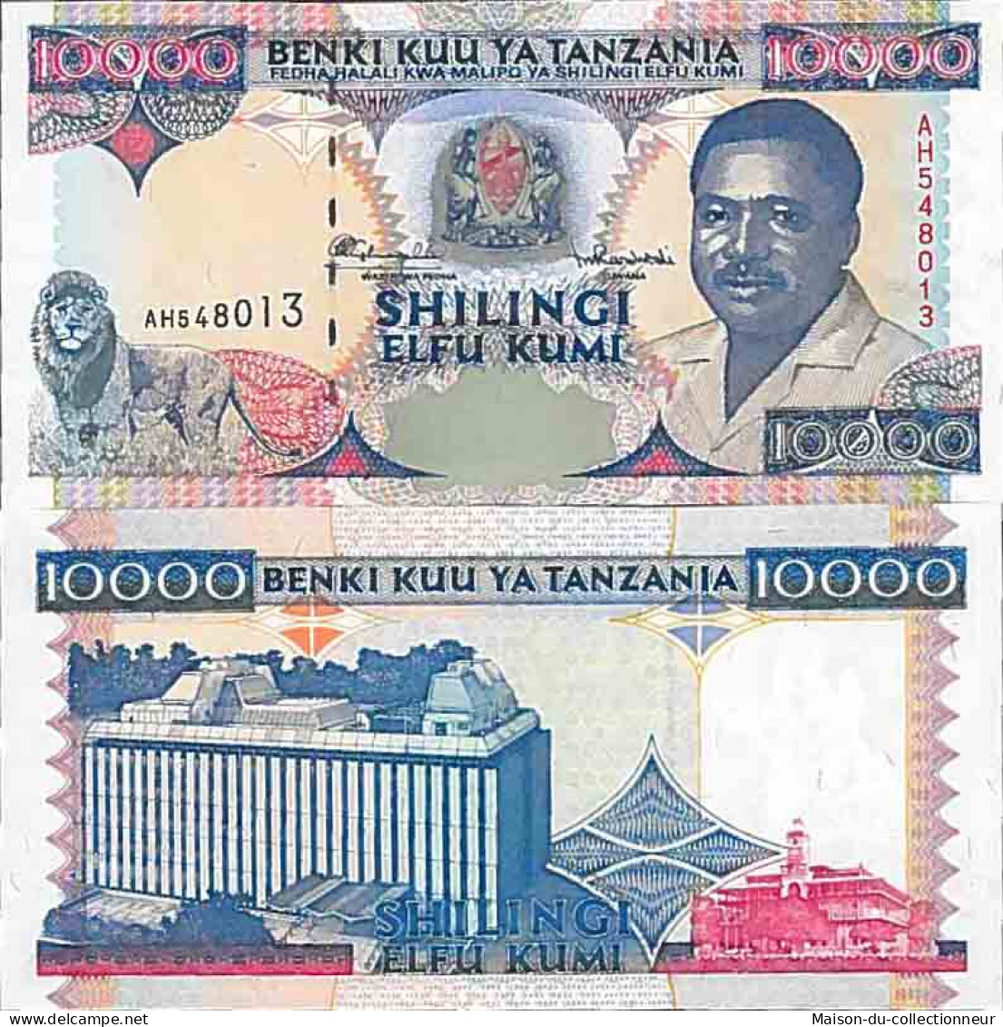 Billet De Banque Collection Tanzanie - PK N° 29 - 10000 Shilings - Tanzania