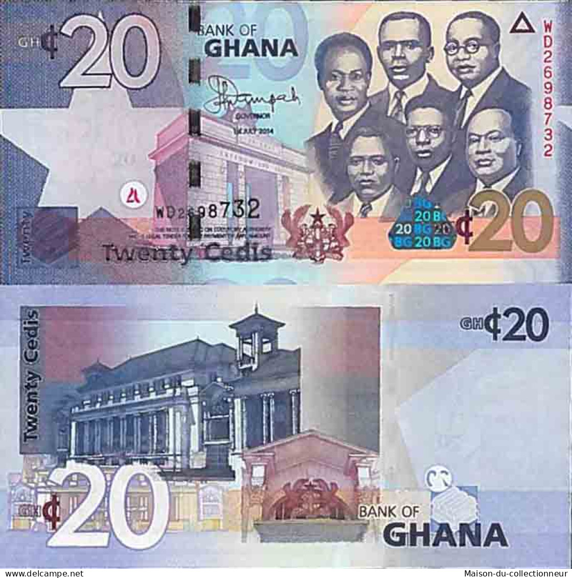 Billet De Banque Collection Ghana - PK N° 40 - 50 Cedis - Ghana