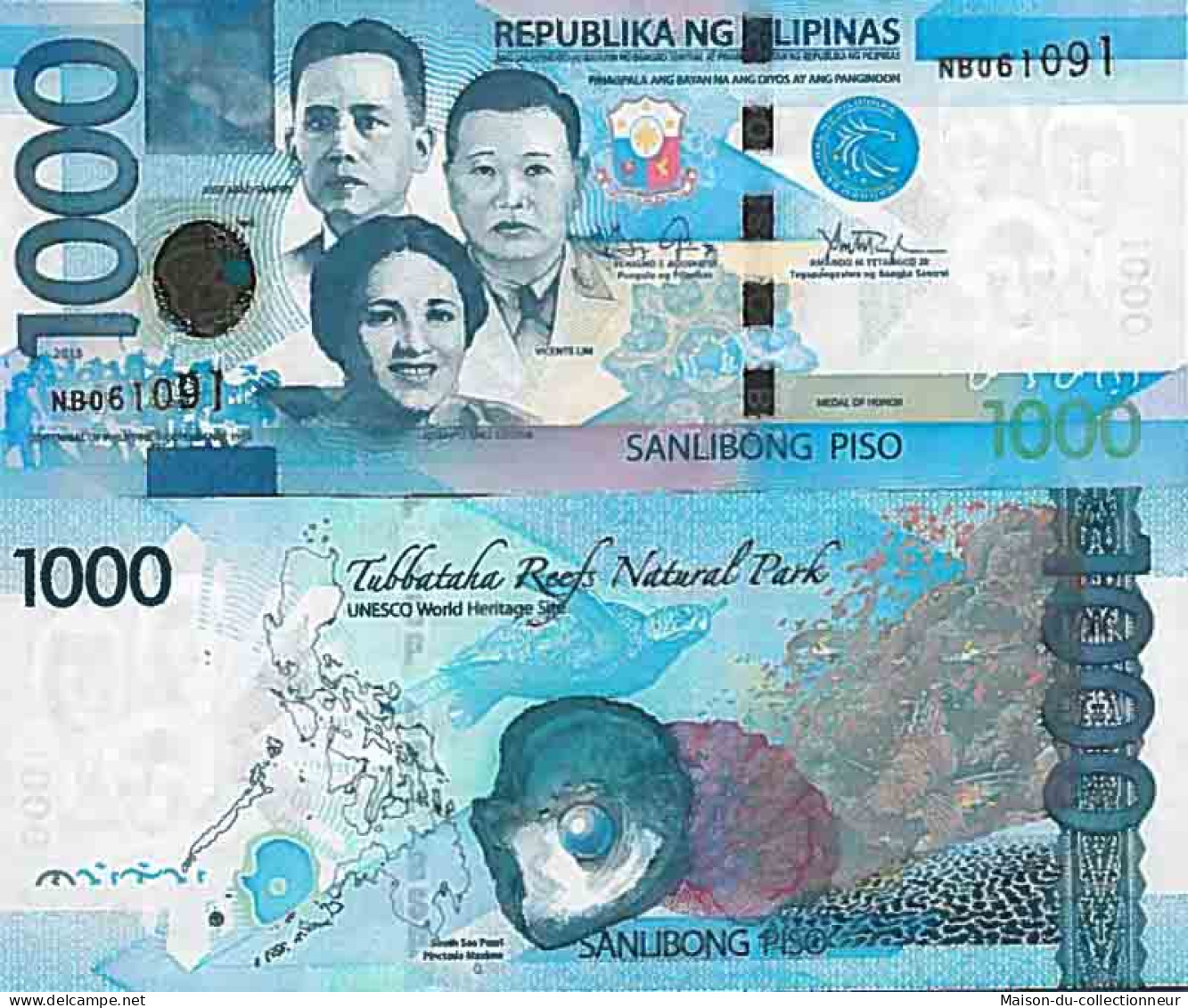 Billet De Banque Collection Philippines - PK N° 211 - 1000 Pesos - Philippines