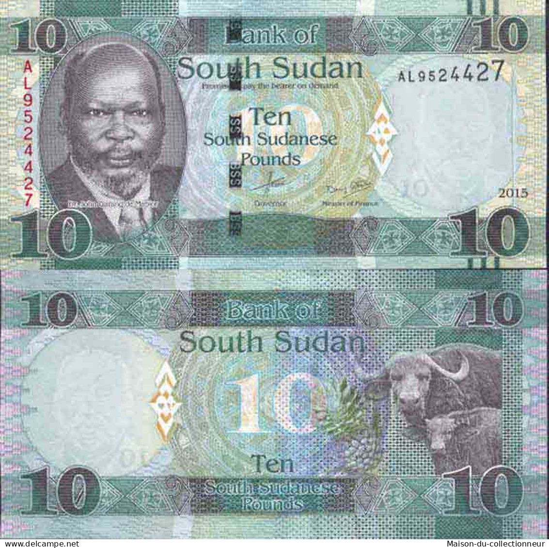 Billet De Banque Collection Soudan Du Sud - PK N° 12 - 10 Pounds - Zuid-Soedan