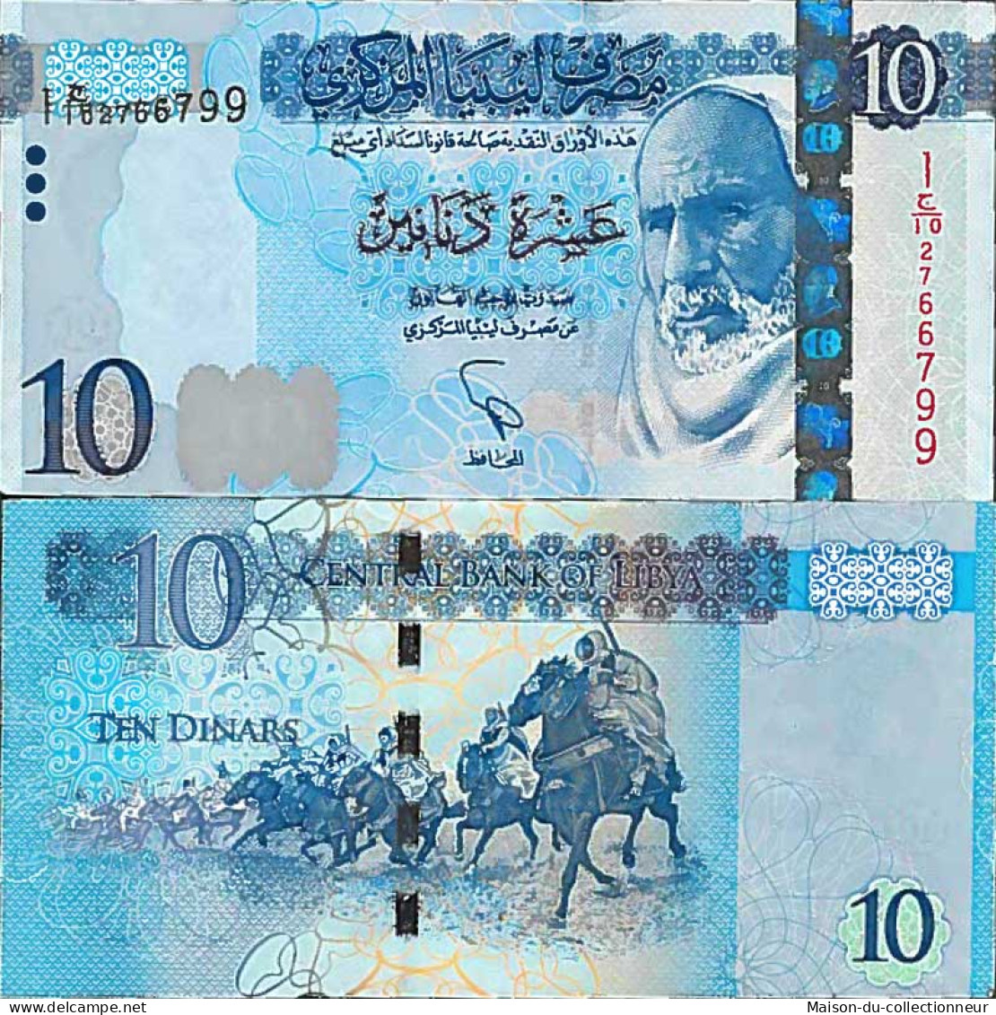 Billet De Banque Collection Libye - PK N° 82 - 10 Dinar - Libyen