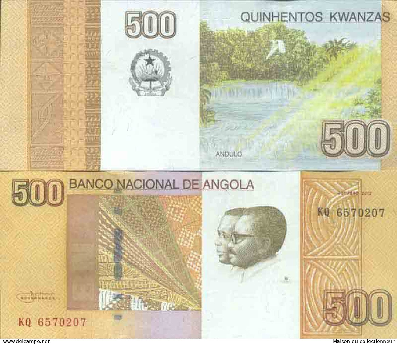 Billet De Banque Collection Angola - PK N° 155 - 500 Kwanza - Angola