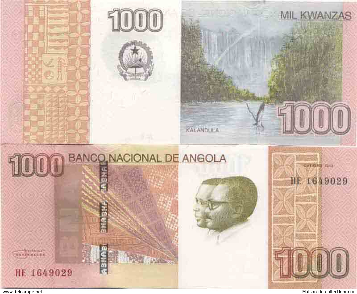 Billet De Banque Collection Angola - PK N° 156 - 1000 Kwanza - Angola