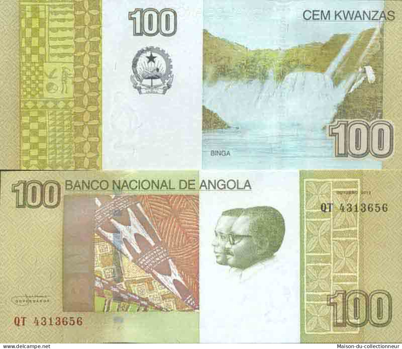 Billet De Banque Collection Angola - PK N° 153 - 100 Kwanza - Angola