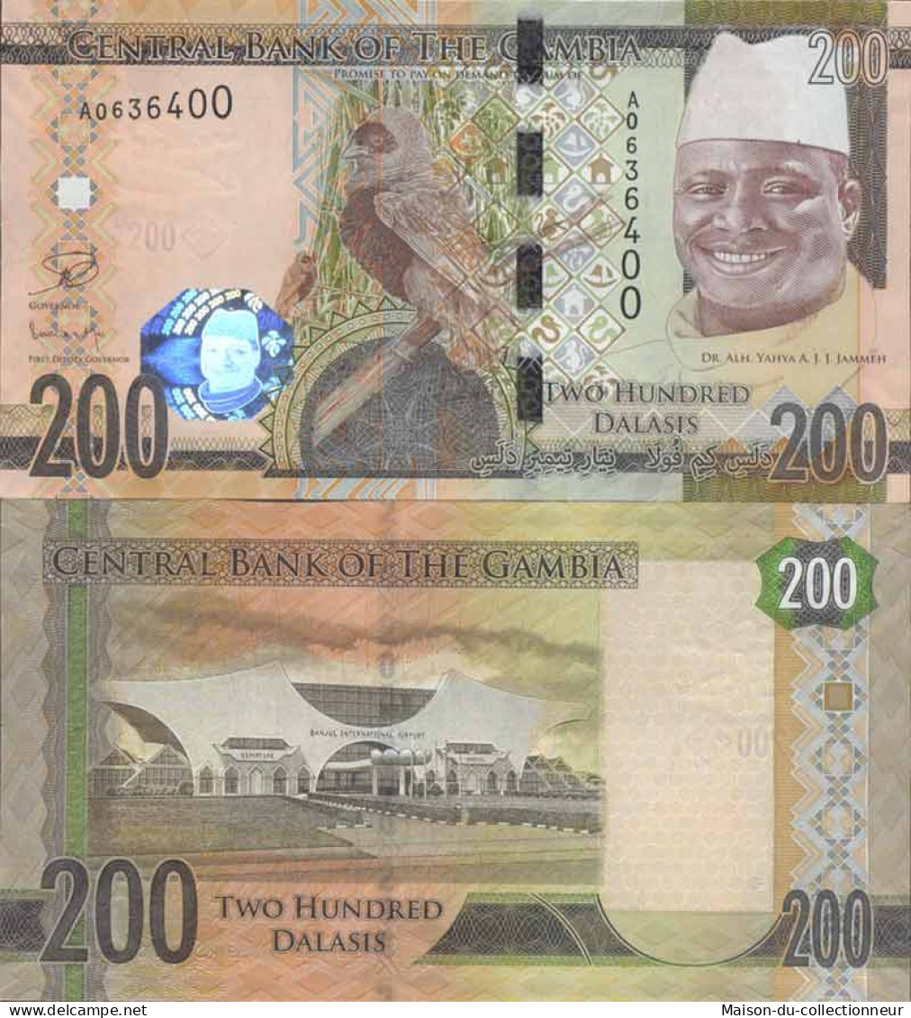 Billet De Banque Collection Gambie - PK N° 36 - 200 Dalasis - Gambia