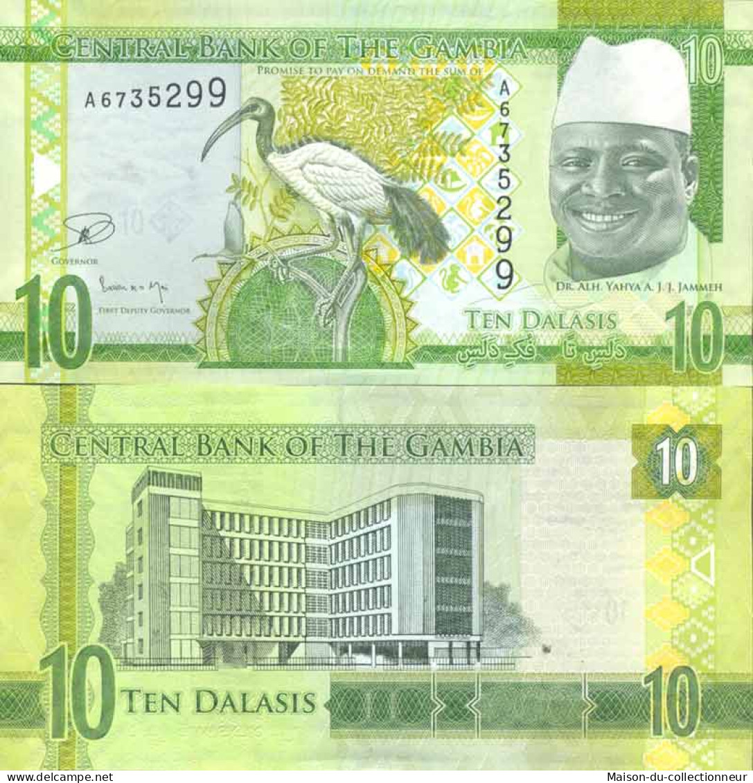 Billet De Banque Collection Gambie - PK 32 - 10 Dalasis - Gambia