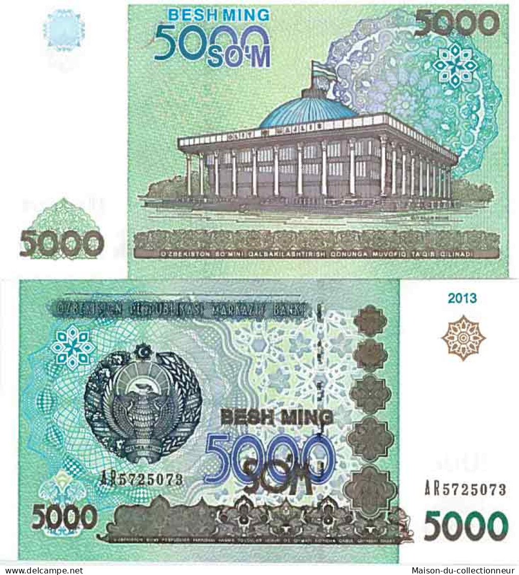 Billet De Banque Collection Ouzbekistan - PK N° 83 - 5000 Sum - Ouzbékistan