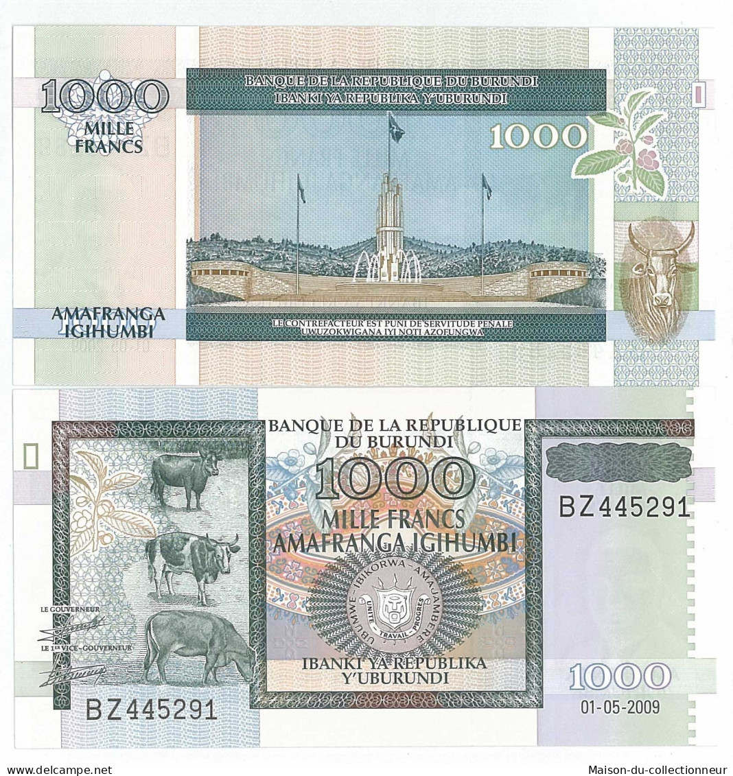 Billet De Collection Burundi Pk N° 46 - 1000 Francs - Burundi