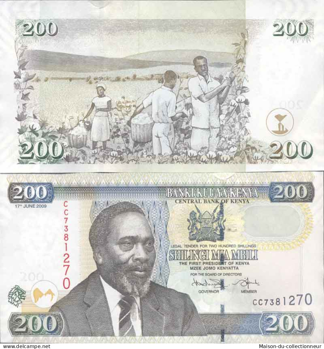 Billet De Banque Collection Kenya - PK N° 49 - 200 Shilling - Kenia
