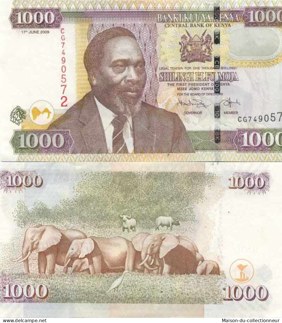 Billet De Banque Collection Kenya - PK N° 51 - 1000 Shilling - Kenia