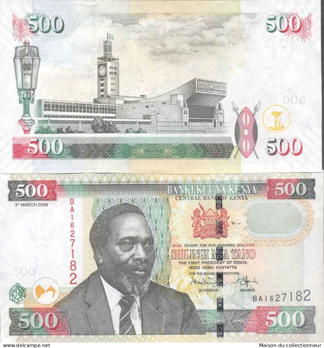 Billet De Banque Collection Kenya - PK N° 50 - 500 Shilling - Kenia