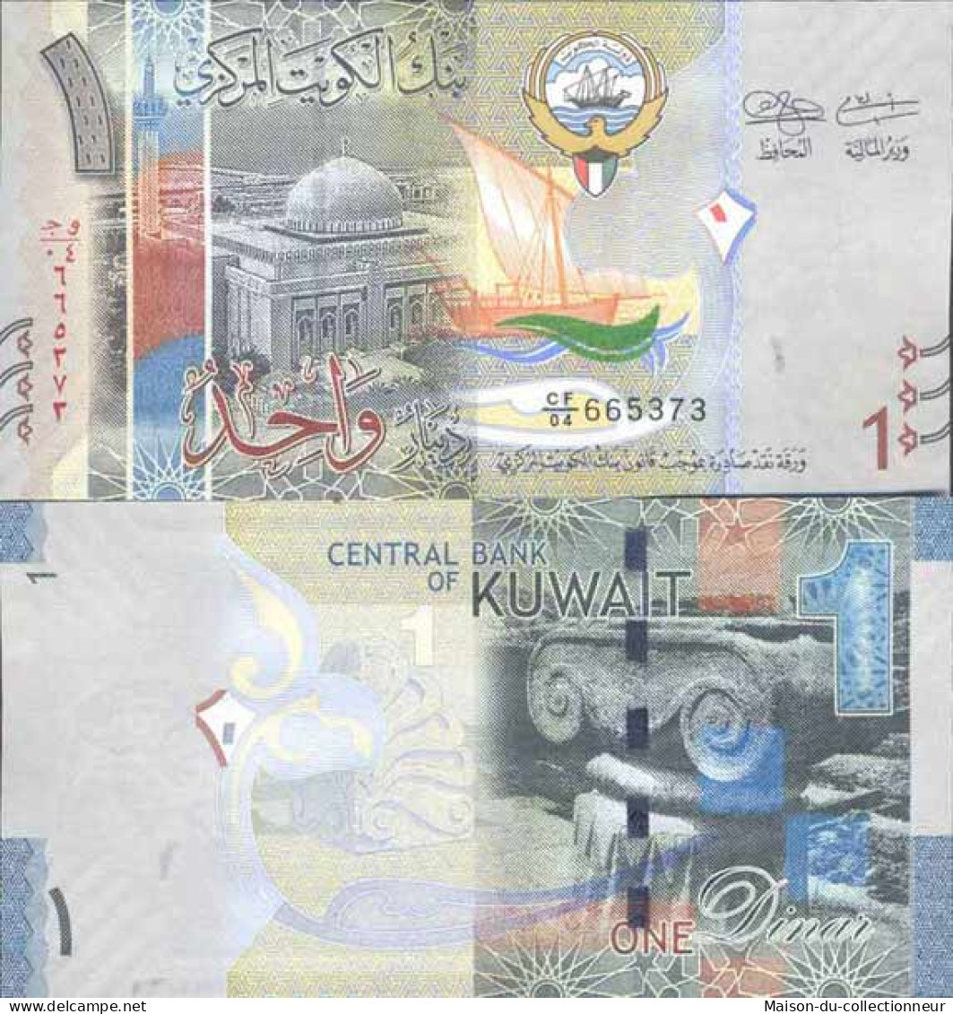 Billet De Banque Collection Koweit - PK N° 31 - 1 Dinar - Kuwait