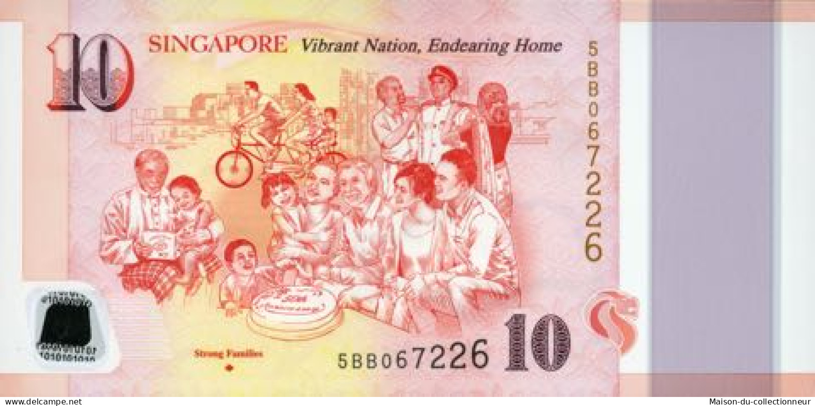 Singapour Billet de banque collection - Série de 6 billets