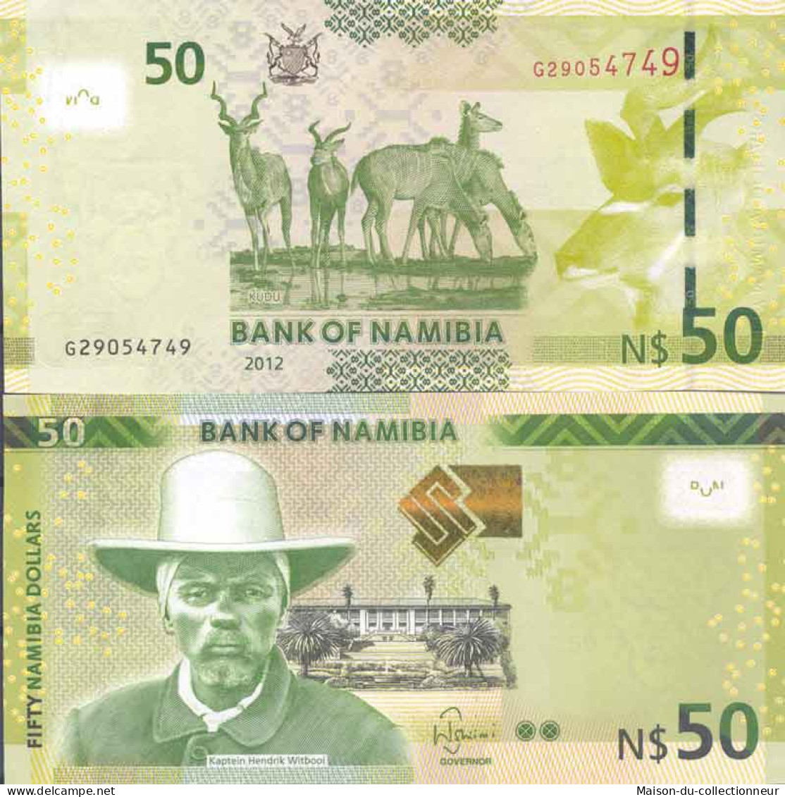 Billet De Banque Collection Namibie - PK N° 13 - 50 Dollars - Namibia