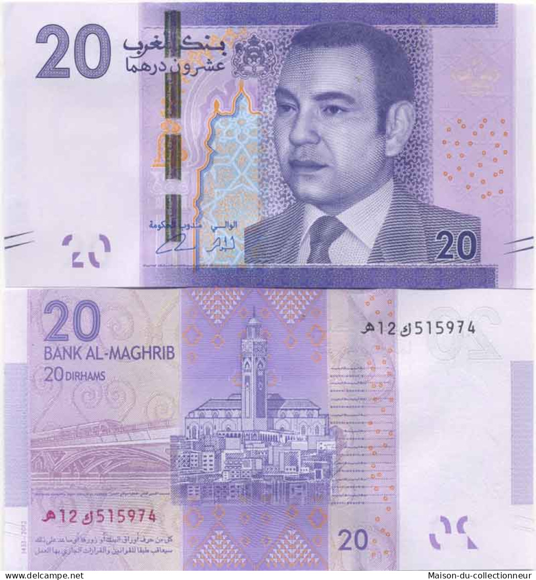 Billet De Banque Collection Maroc - PK N° 74 - 20 Dirhams - Morocco