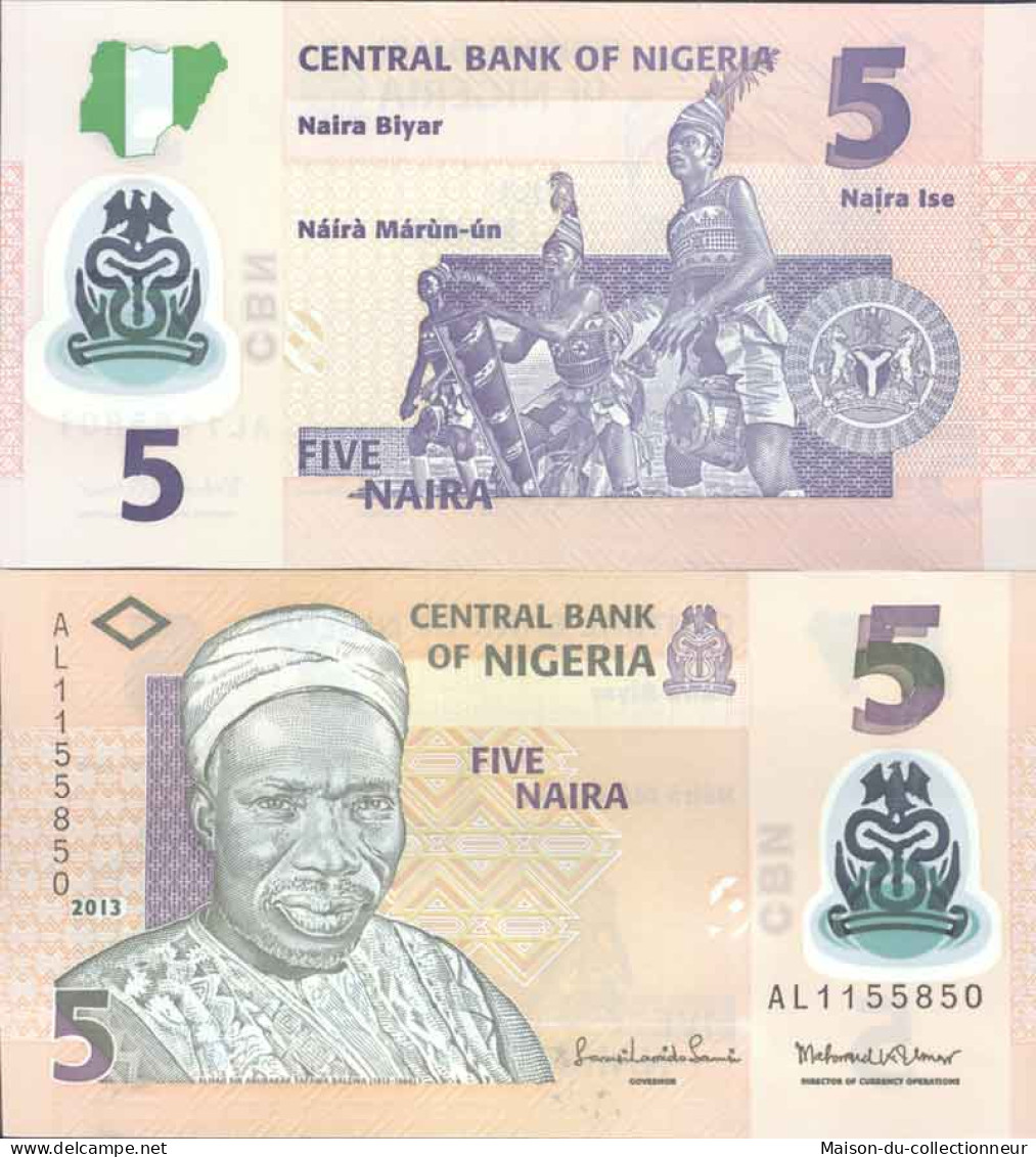 Billet De Banque Collection Nigeria - PK N° 38B - 5 Naira - Nigeria