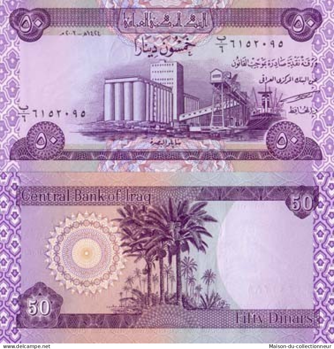 Billet De Banque Irak Pk N° 90 - 50 Dinar - Irak
