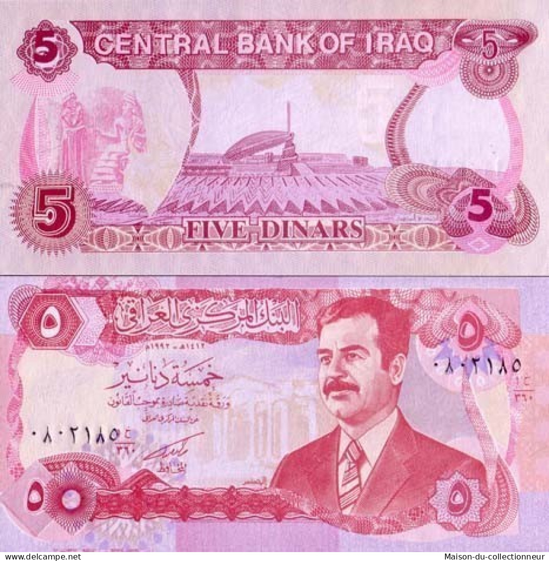 Billets Collection Irak Pk N° 80 - 5 Dinars - Irak