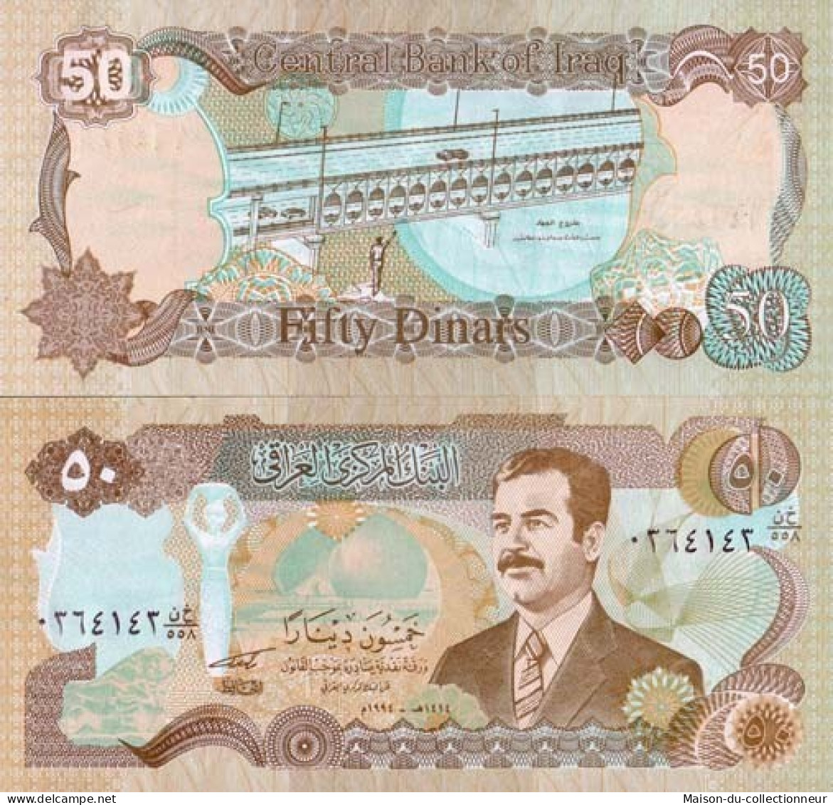 Billet De Collection Irak Pk N° 83 - 50 Dinars - Irak