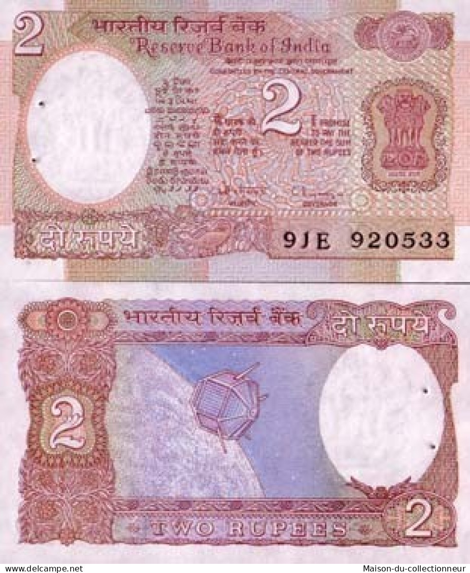Billets De Banque Inde Pk N° 79 - 2 Rupees - Inde