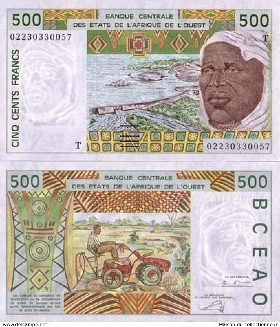 Billets Banque Afrique De L'ouest Togo Pk N° 810 - 500 Francs - Togo