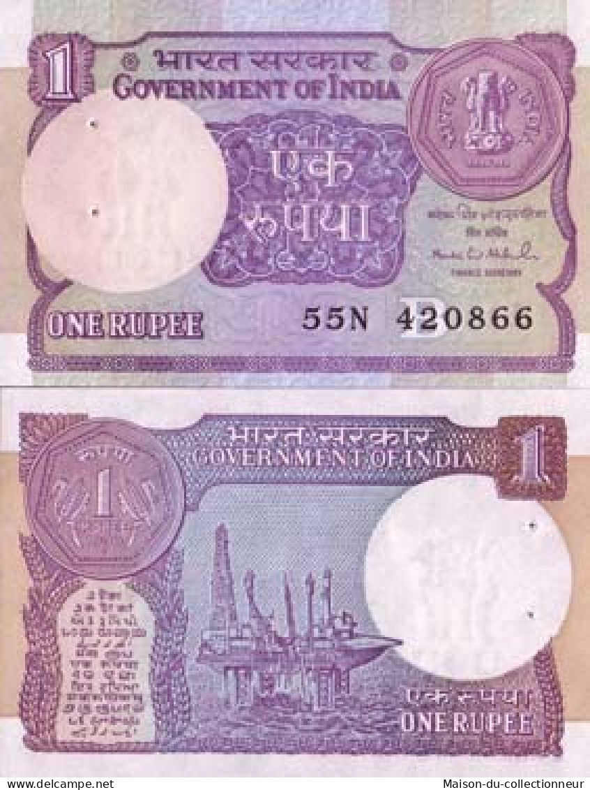 Billet De Collection Inde Pk N° 78 - 1 Rupee - Inde