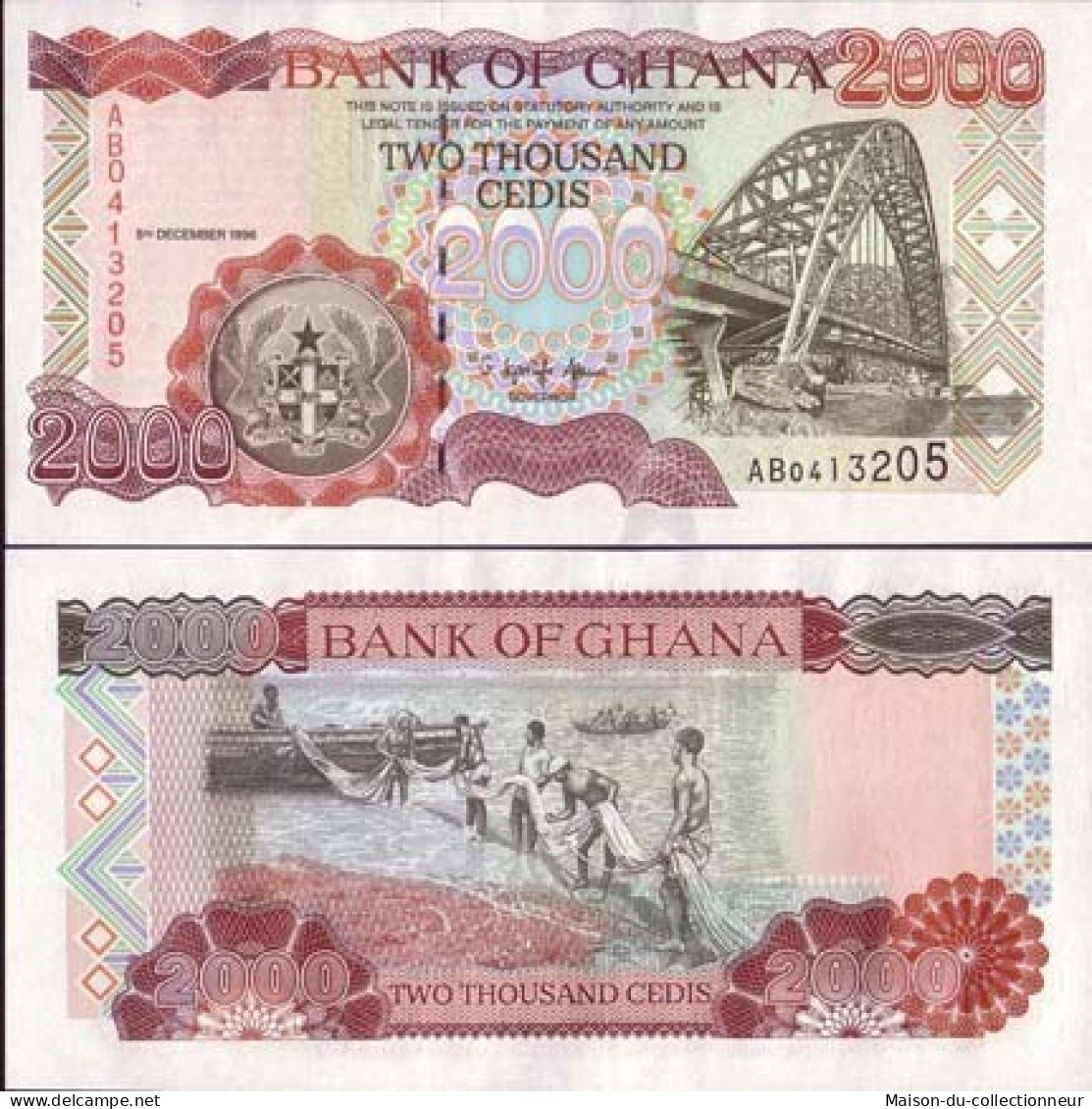 Billet De Banque Ghana Pk N° 33 - 2000 Cedis - Ghana