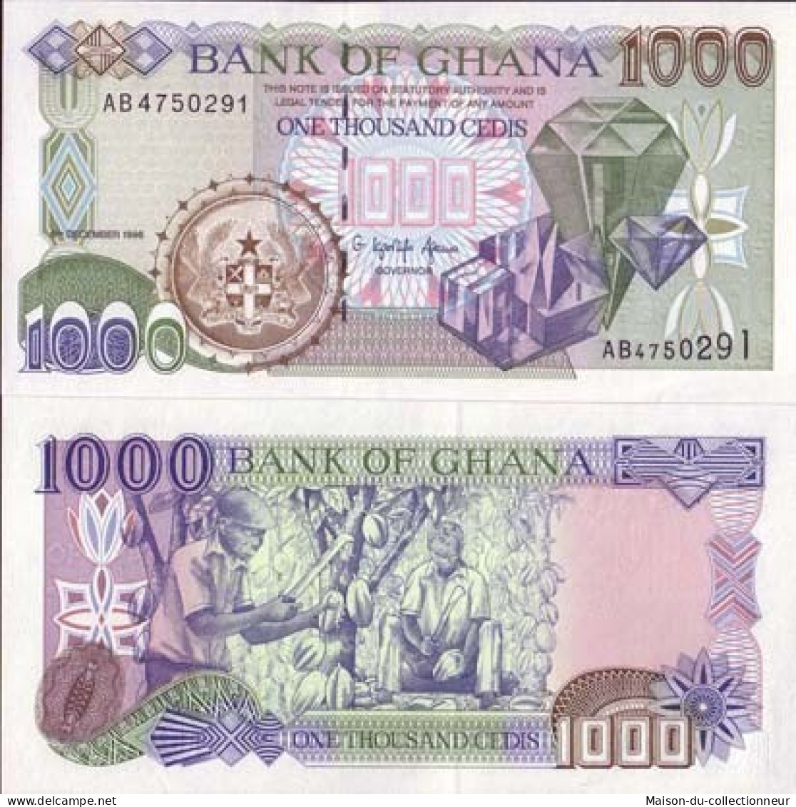 Billets Collection Ghana Pk N° 32 - 1000 Cedis - Ghana