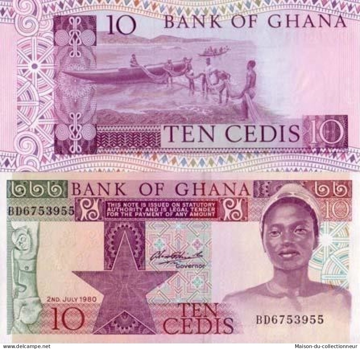 Billet De Banque Ghana Pk N° 20 - 10 Cedis - Ghana