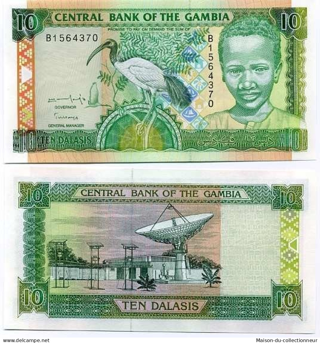 Billets Banque Gambie Pk N° 17 - 10 Dalasis - Gambia