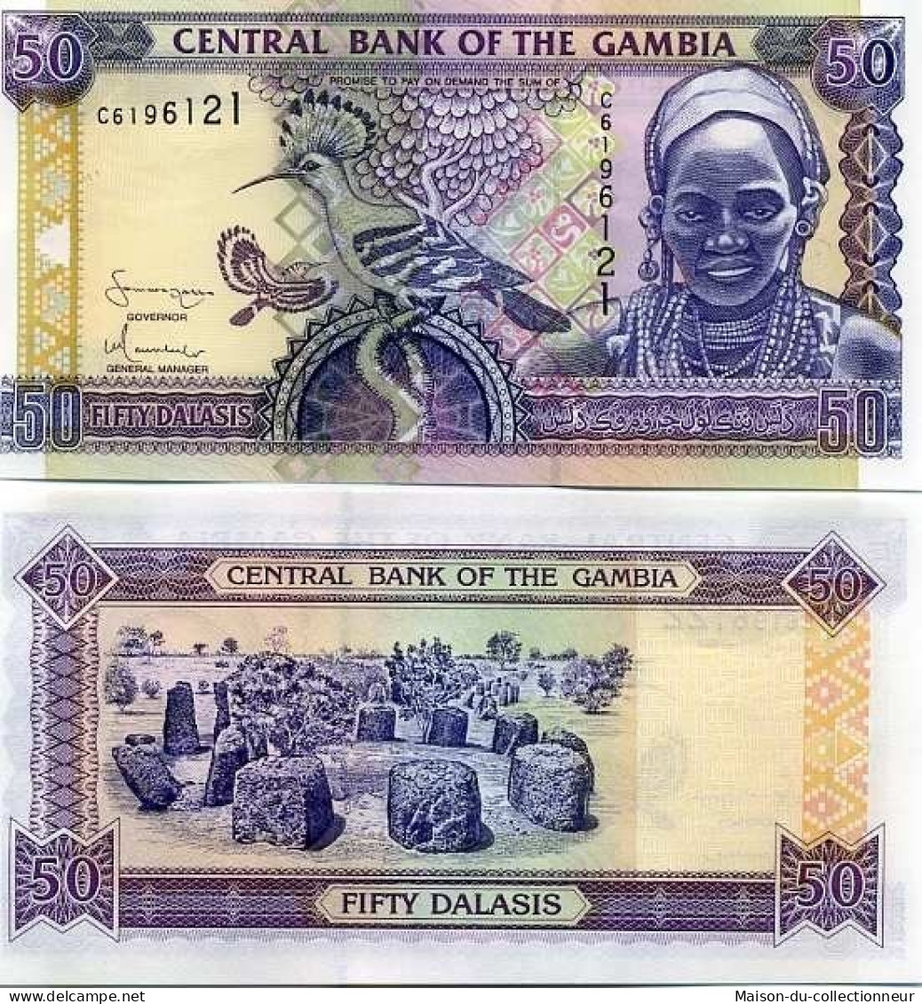 Billets De Banque Gambie Pk N° 23 - 50 Dalasis - Gambia