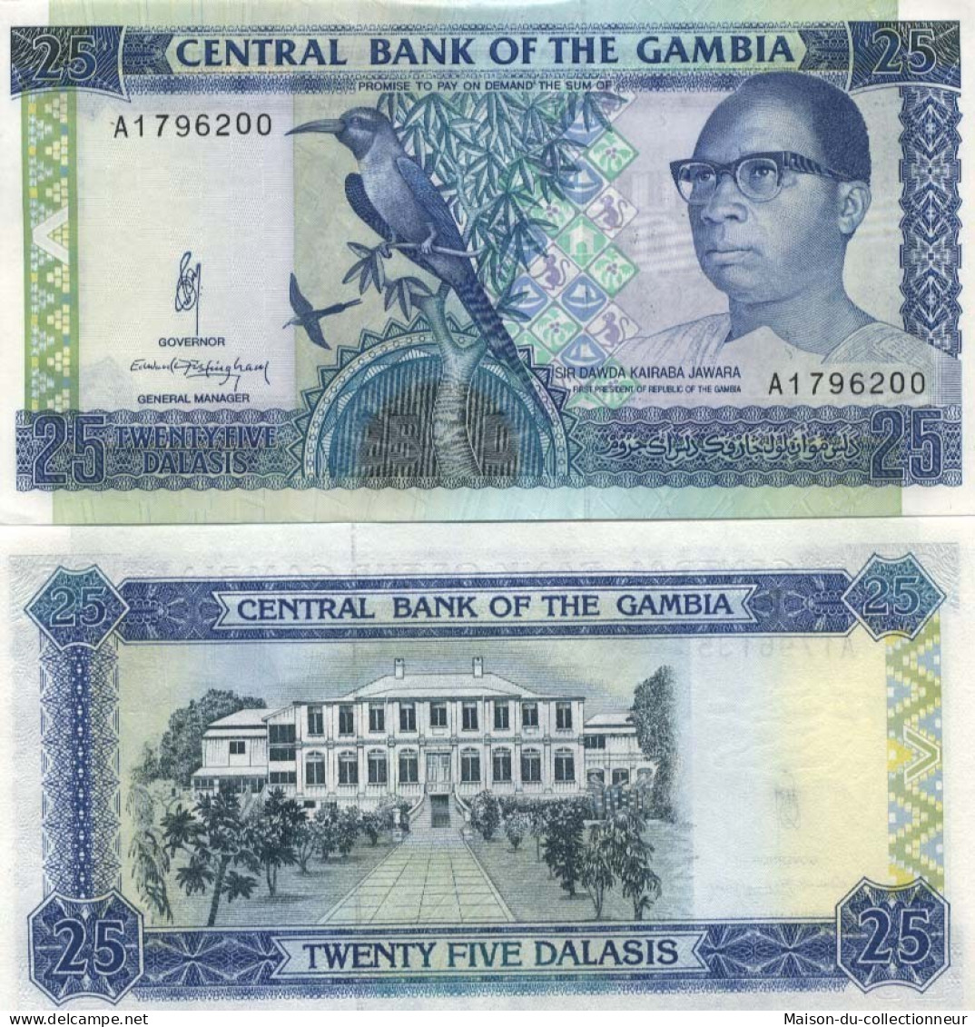 Billets Collection Gambie Pk N° 14 - 25 Dalasis - Gambia