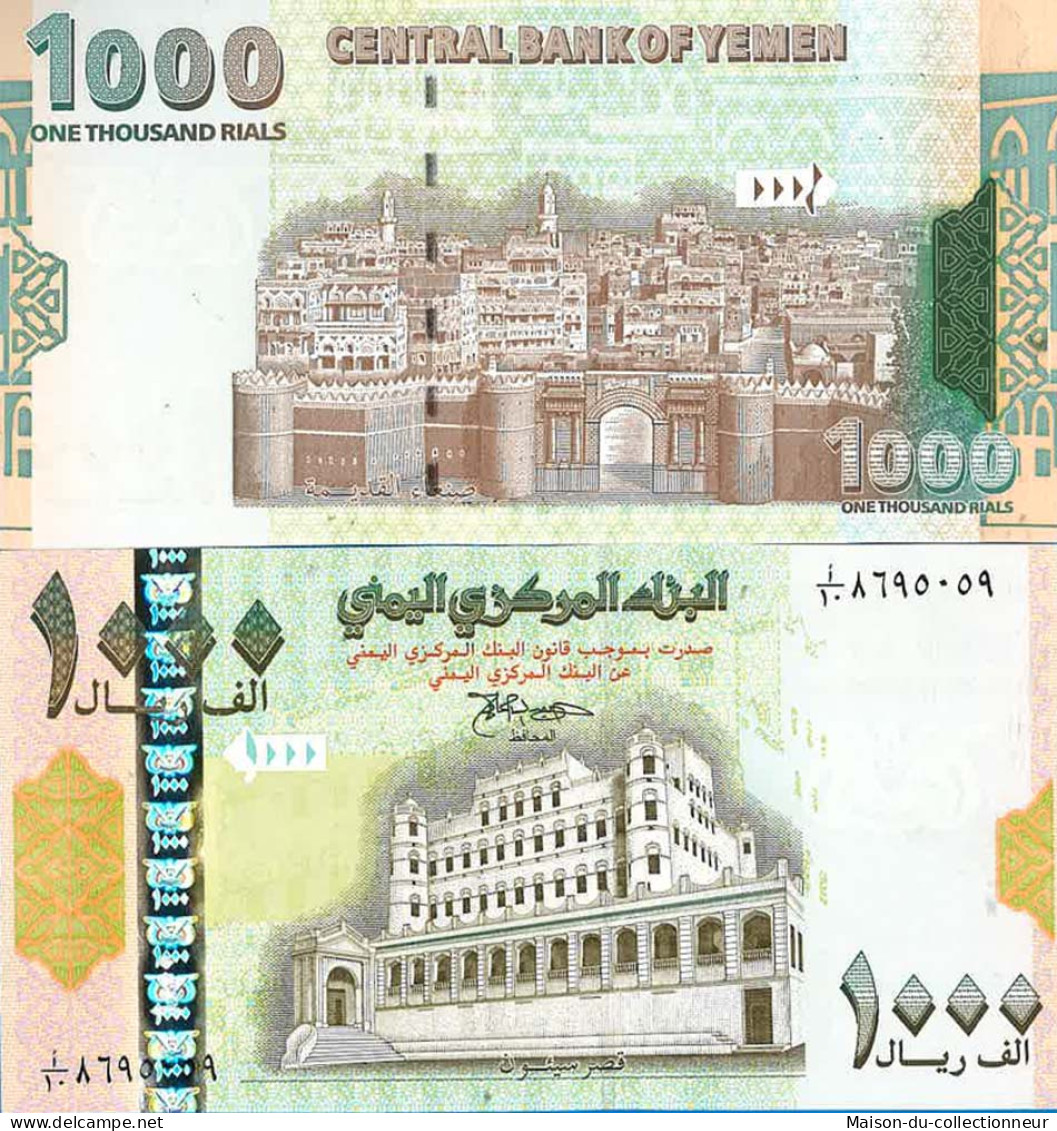 Billet De Banque Collection Yémen - Pk N° 32 - 1 000 Rials - Yemen