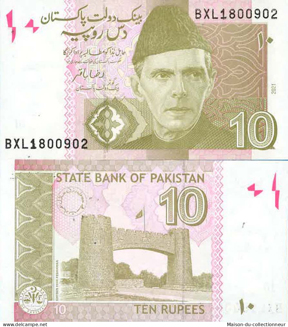 Billet De Banque Collection Pakistan - PK N° 45 - 10 Ruppee - Pakistan