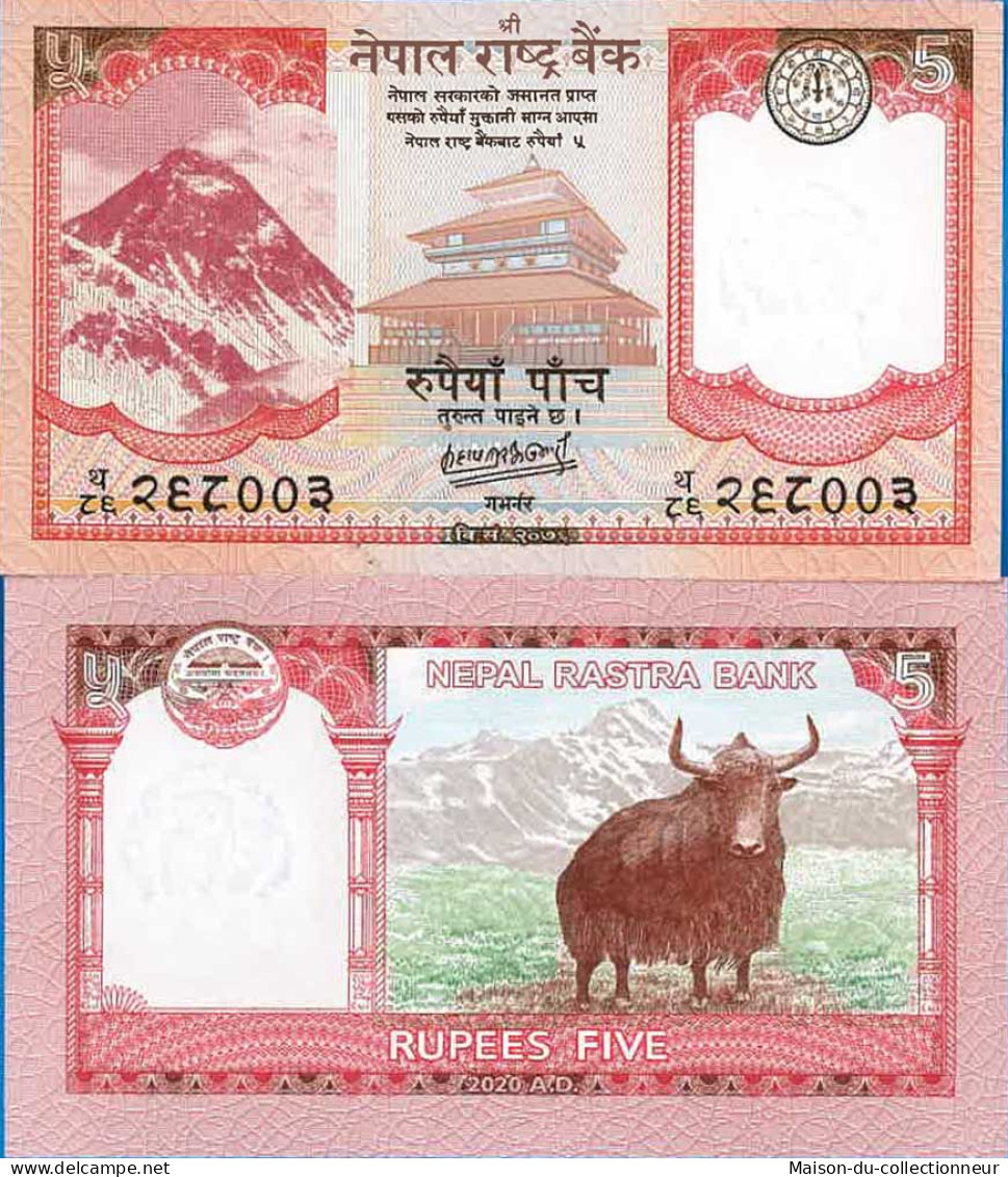 Billet De Banque Collection Népal - PK N° 76 - 1 Rupees - Nepal