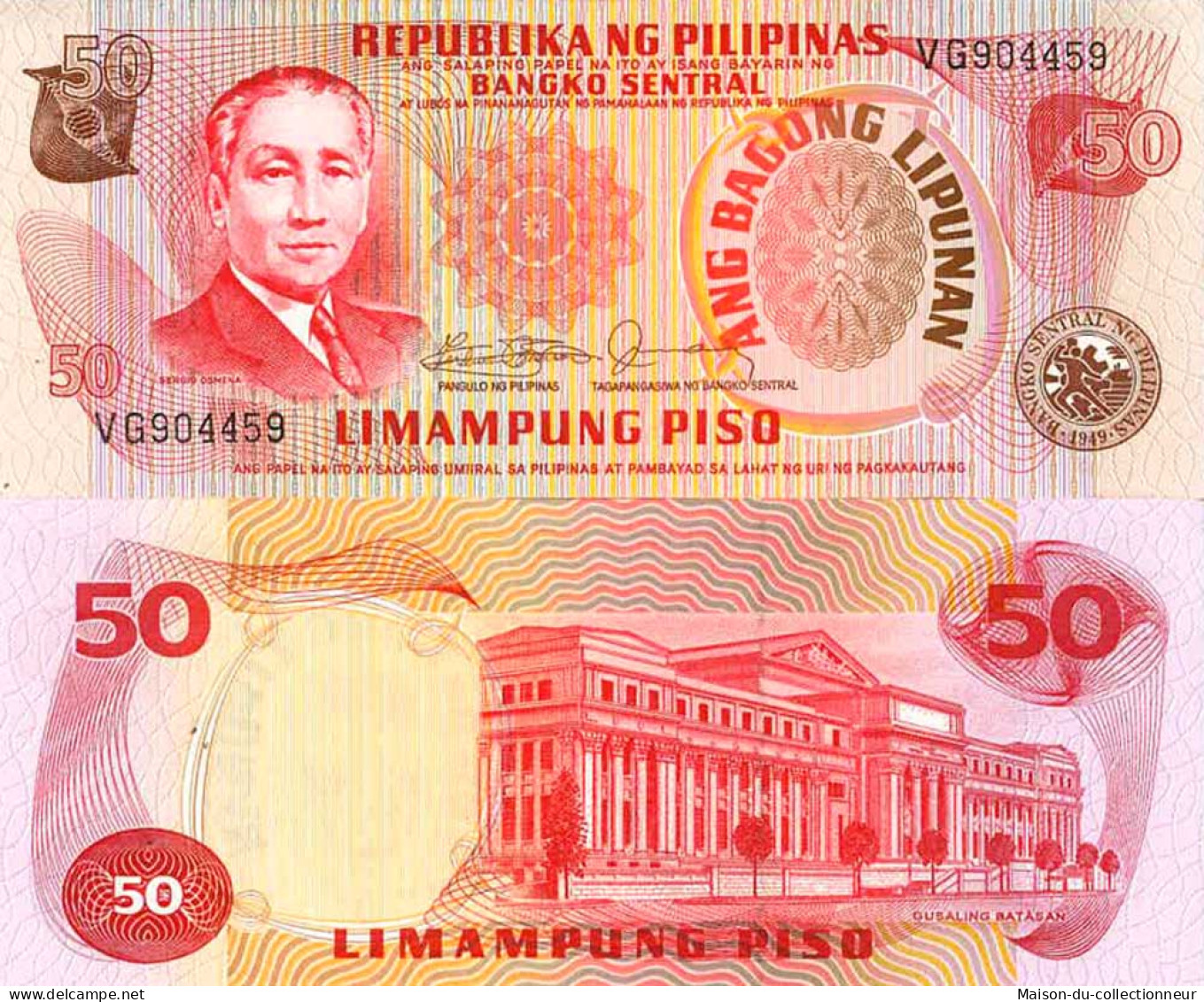 Billet De Banque Collection Philippines - PK N° 163 - 50 Pesos - Philippines