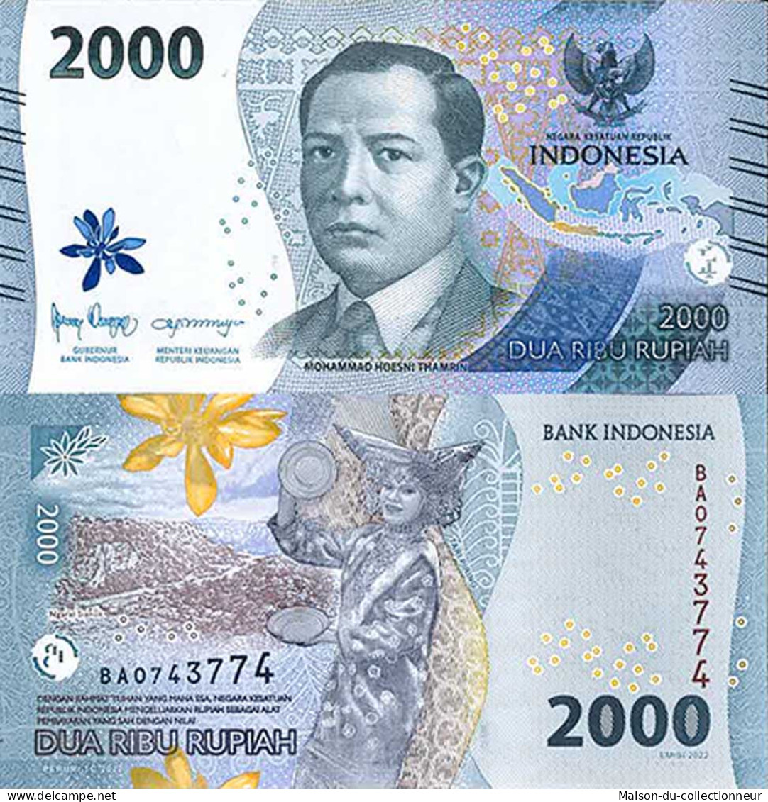 Billet De Banque Collection Indonésie - PK N° 163 - 2 000 Rupiah - Indonésie