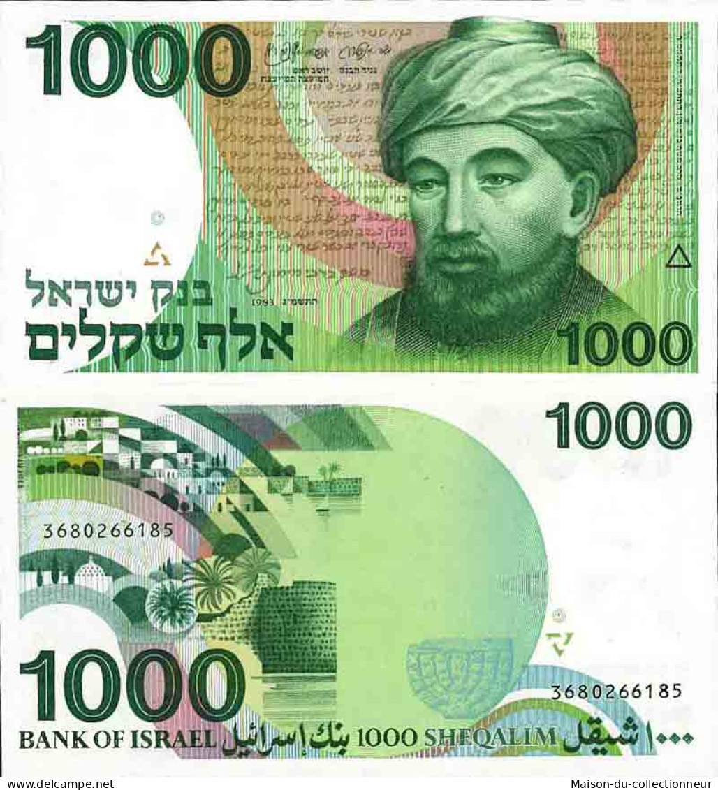 Billet De Banque Collection Israël - PK N° 49 - 1000 Sheqalim - Israel