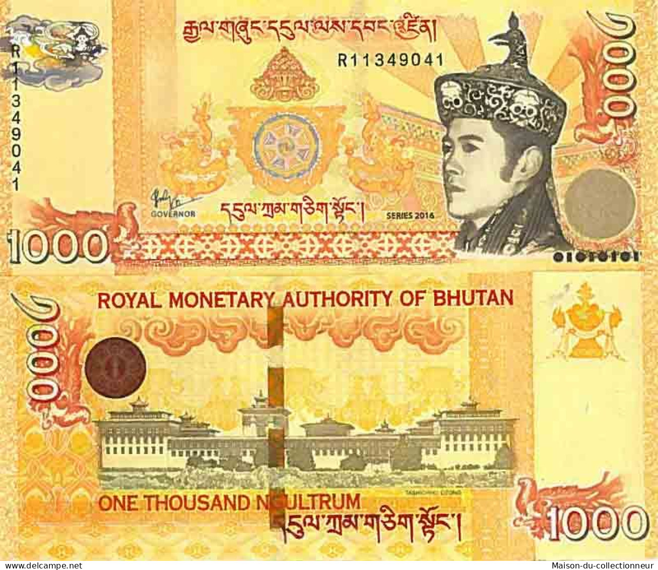 Billet De Banque Collection Bhoutan - PK N° 34 - 1000 Ngultrums - Bhutan