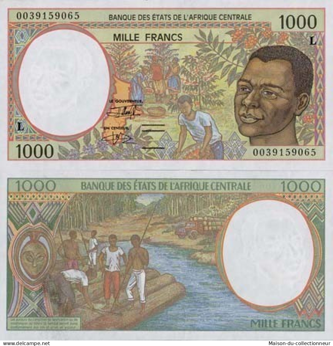 Billet De Collection Afrique Centrale Gabon Pk N° 402 - 1000 Francs - Gabun